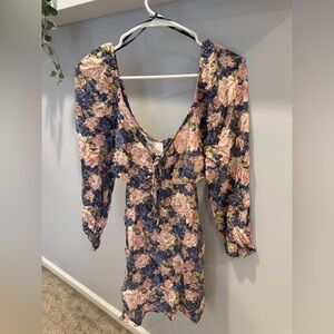 Floral Long Sleeve Dress